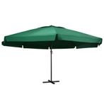Alu Parasol 600cm Groen | OP = OP | 49% Korting!, Tuin en Terras, Verstelbaar, Verzenden, Nieuw, Stokparasol