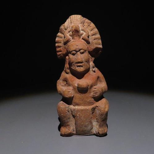 Maya Terre cuite Figurine dOcarina. 600 - 900 après J.-C., Verzamelen, Mineralen en Fossielen