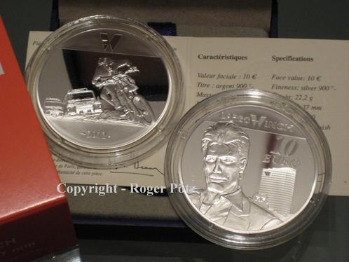 Frankreich 10 Euro 2012 Largo Winch zilver Pp zilver, Postzegels en Munten, Munten | Europa | Euromunten, België, Verzenden