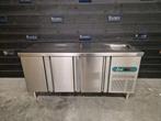 Tefcold koelwerkbank | 3-deurs | wasbak | TCTP-7-180-30 S, Gebruikt, Koelen en Vriezen