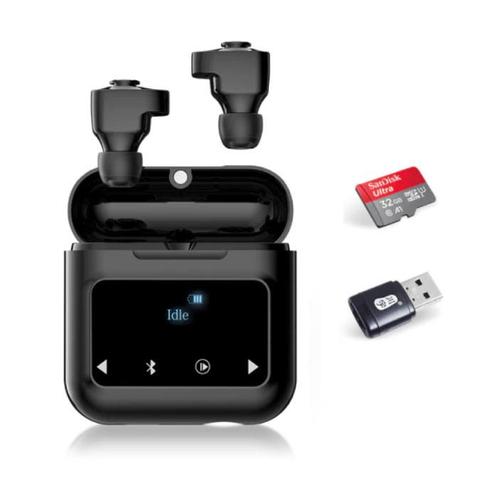K1 3-in-1 Draadloze Oortjes + Media Speler/Powerbank Touch, Telecommunicatie, Mobiele telefoons | Oordopjes, Nieuw, Verzenden