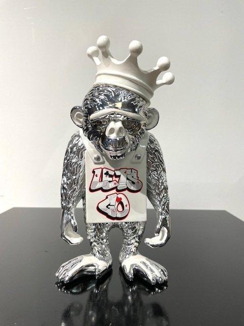 Van Apple - Graffiti Monkey - Lets Go, Antiek en Kunst, Kunst | Designobjecten