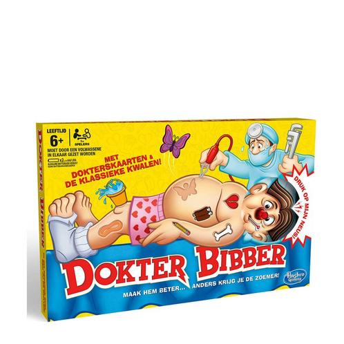 verpakking beschadgid Hasbro Gaming Dokter Bibber kinderspel, Kinderen en Baby's, Speelgoed | Kinderpuzzels, Nieuw, Verzenden