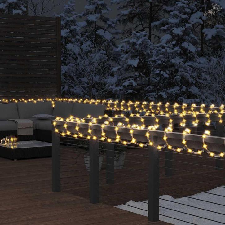 vidaXL Lichtslinger met 120 LEDs warmwit 5 m PVC, Diversen, Kerst, Nieuw, Verzenden