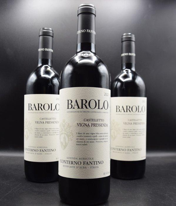 2021 Conterno Fantino, Castelletto - Vigna Pressenda -, Verzamelen, Wijnen