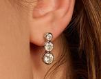 Oorbellen - 14 karaat Witgoud - 2.44ct. tw. Diamant, Handtassen en Accessoires, Oorbellen, Nieuw