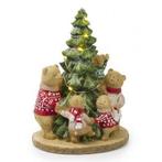 Kersttafereel | Beren met kerstboom | Lumineo, Diversen, Kerst, Verzenden, Nieuw