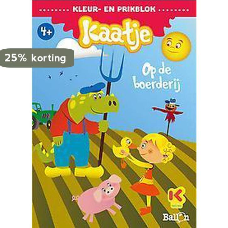 Kleur en prikblok Kaatje / Ketnet / 0 9789037492101, Boeken, Kinderboeken | Jeugd | 10 tot 12 jaar, Gelezen, Verzenden