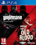 Wolfenstein the New Order + Wolfenstein the Old Blood, Consoles de jeu & Jeux vidéo, Jeux | Sony PlayStation 4, Ophalen of Verzenden