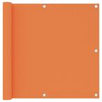 vidaXL Écran de balcon Orange 90x500 cm Tissu Oxford, Verzenden, Neuf