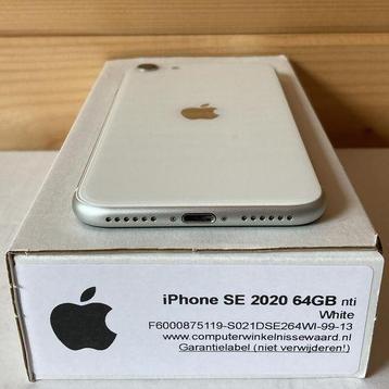 Apple iPhone SE 2020 64GB wit 4.7 + garantie