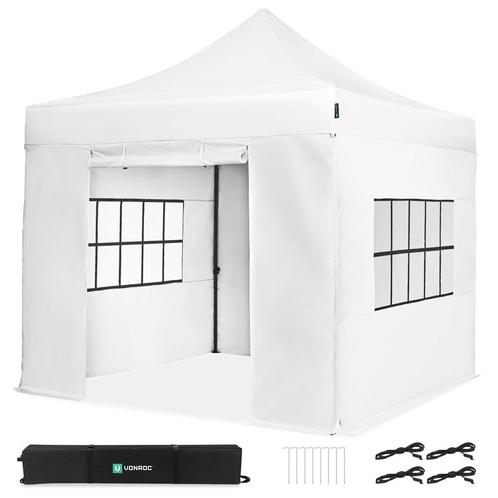 Partytent - 3x3m - Premium easy-up Partytent | set incl., Tuin en Terras, Partytenten, Nieuw, Verzenden