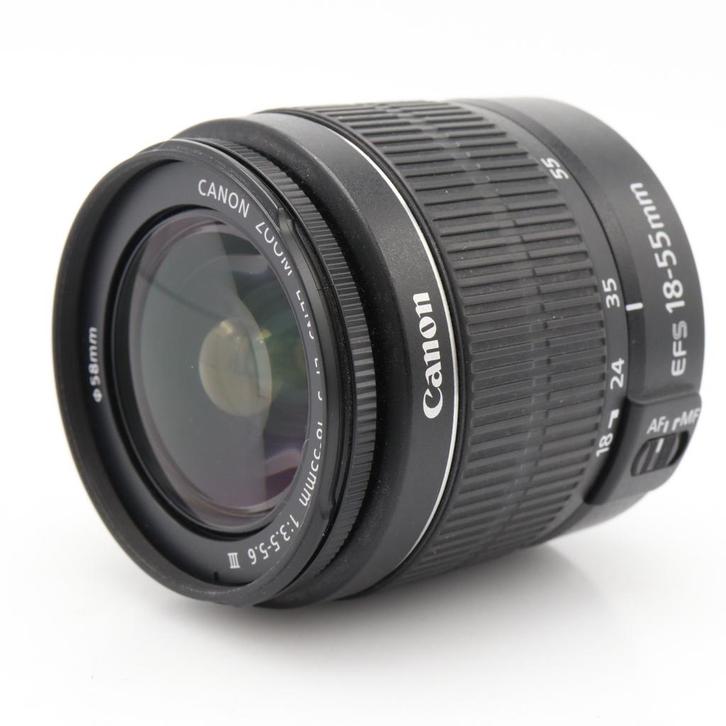 Canon EF-S 18-55mm F/3.5-5.6 III | Tweedehands, Audio, Tv en Foto, Foto | Lenzen en Objectieven, Zo goed als nieuw, Verzenden