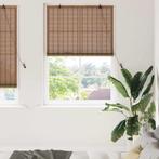 vidaXL met gordijnen Bruin 110 x 220 cm Bamboe, Verzenden, Nieuw