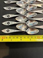 Cuillère (10) - Argent 835 - Cuillères Art déco