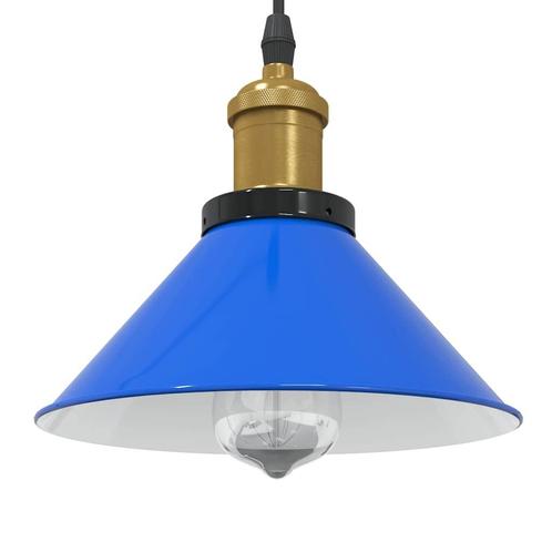vidaXL Hanglamp in hoogte verstelbaar E27 Ø22 cm metaal, Huis en Inrichting, Lampen | Overige, Nieuw, Verzenden