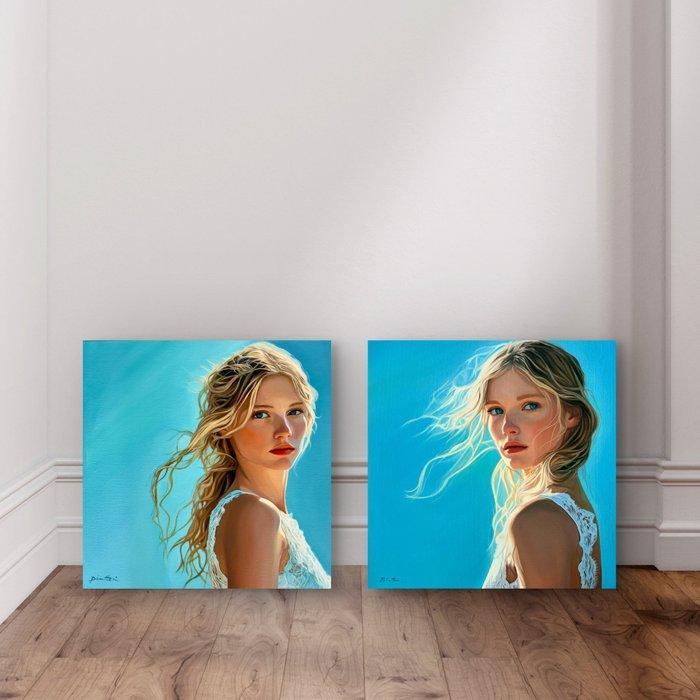 Biatturi Irina - Les Regards, Antiek en Kunst, Kunst | Designobjecten