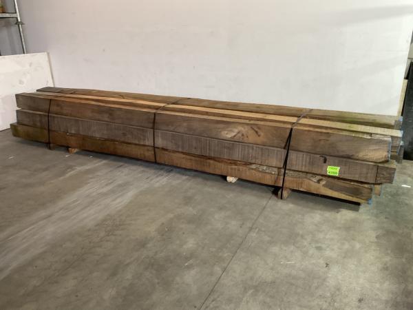 Veiling - 2x Azobé balk 500x18x19 cm, Tuin en Terras, Palen, Balken en Planken, Nieuw