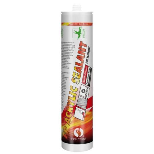 Zwaluw Brandwerende acrylaatkit - FP Acrylic Sealant - 310ml, Doe-het-zelf en Bouw, Ventilatie en Afzuiging, Nieuw, Verzenden