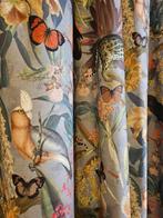 300x280 cm! Interieurstof met papegaaien cacatua en