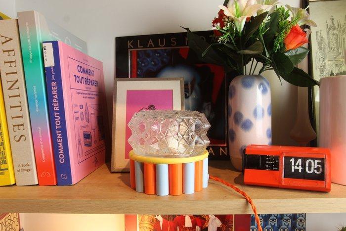 Clémence Germain - Tafellamp - Opaline glas, Antiek en Kunst, Antiek | Verlichting
