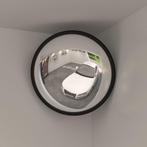 vidaXL Verkeersspiegel voor binnen convex Ø40 cm acryl zwart, Verzenden, Nieuw