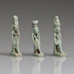 Oude Egypte, late periode Faience Amulet - 25 mm, Antiek en Kunst