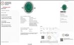 Zonder Minimumprijs - Ring Platina - 4.49ct. tw. Smaragd -, Nieuw