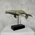 sculptuur, NO RESERVE PRICE - Blue Whale Sculpture - 18 cm -, Antiek en Kunst
