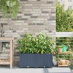vidaXL Tuinaanplanters Grijs 80 x 40 x 37.5 cm Staal, Verzenden, Nieuw