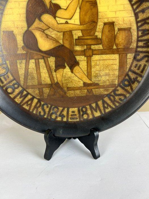 Keramis Boch - Charles Catteau - Bord - Assiette du, Antiek en Kunst, Antiek | Glaswerk en Kristal