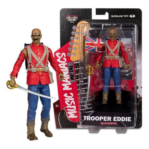 Metal Music Maniacs Action Figure Wave 2 Trooper Eddie (Iron, Collections, Musique, Artistes & Célébrités, Enlèvement ou Envoi