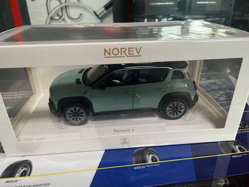 Norev 1:18 - Modelauto - Renault 4 électrique - 2025, Hobby en Vrije tijd, Modelauto's | 1:5 tot 1:12