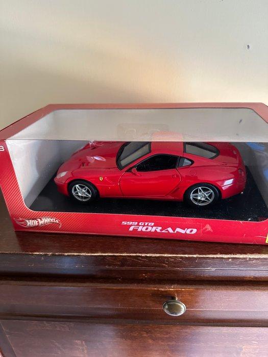 Hot Wheels 1:18 - Modelauto - Ferrari 599 GTB Fiorano, Hobby en Vrije tijd, Modelauto's | 1:5 tot 1:12