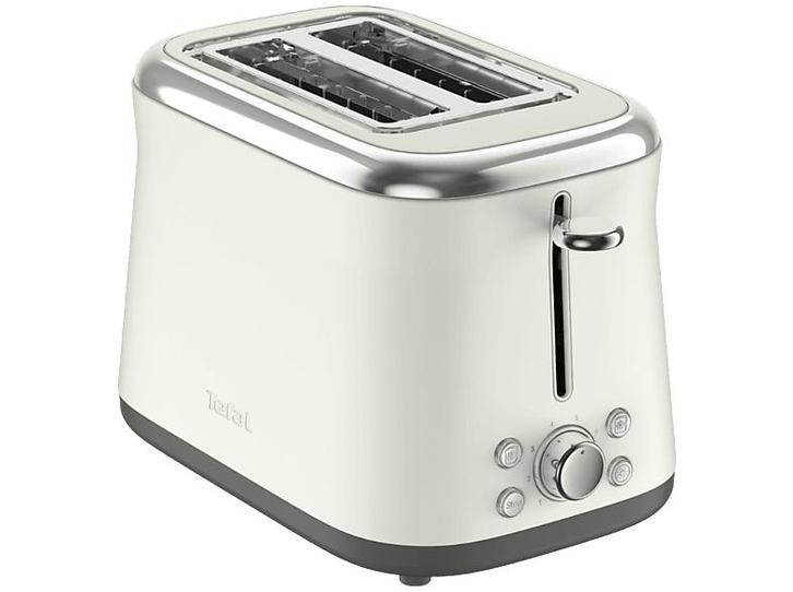 Tefal -  Broodrooster Retro - Wit - Rise, Elektronische apparatuur, Airfryers, Nieuw, Verzenden