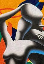 Mark Kostabi (1960) - Passione in Fiore, Antiek en Kunst