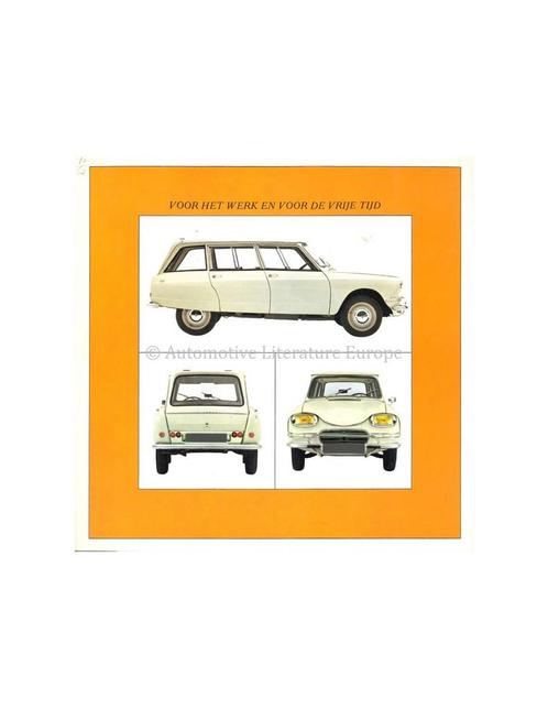 1967 CITROËN AMI 6 BROCHURE NEDERLANDS, Boeken, Auto's | Folders en Tijdschriften, Ophalen of Verzenden