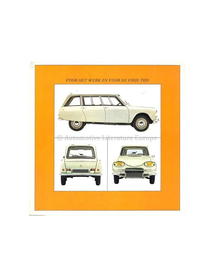 1967 CITROËN AMI 6 BROCHURE NEDERLANDS, Boeken, Auto's | Folders en Tijdschriften, Ophalen of Verzenden