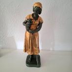 Sculpture, Meisje met poes - 42 cm - paridur - 1910, Antiek en Kunst