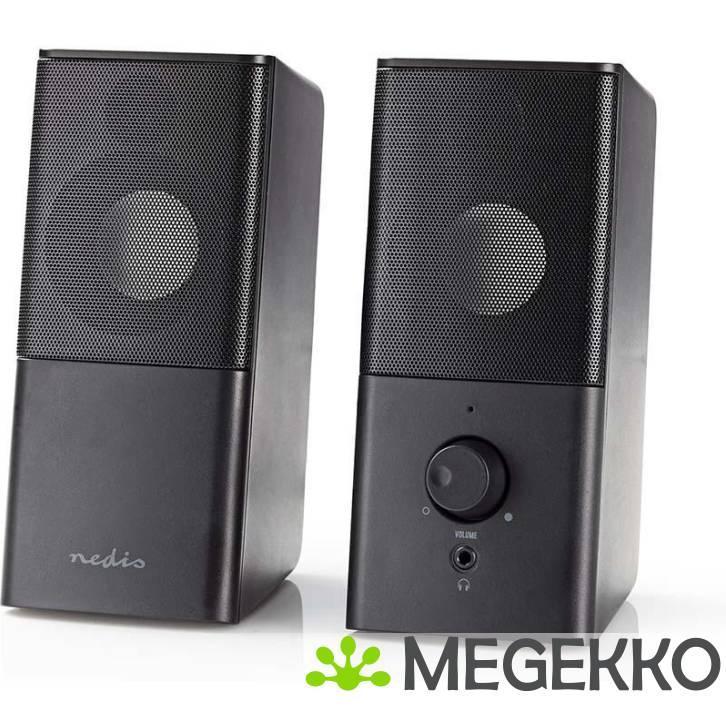 Nedis Gaming-luidsprekers 2.0 3,5 mm jack RMS 6 W, Computers en Software, Overige Computers en Software, Nieuw, Verzenden