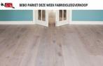 Leegverkoop nu eiken whitewash lamelparket nu 19,98 pm2, Nieuw, Parket, 75 m² of meer, Ophalen of Verzenden