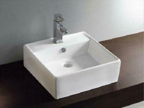 Sanifun wastafel Lambart 460 x 460 x 165 mm, Maison & Meubles, Salle de bain | Linge de bain & Accessoires