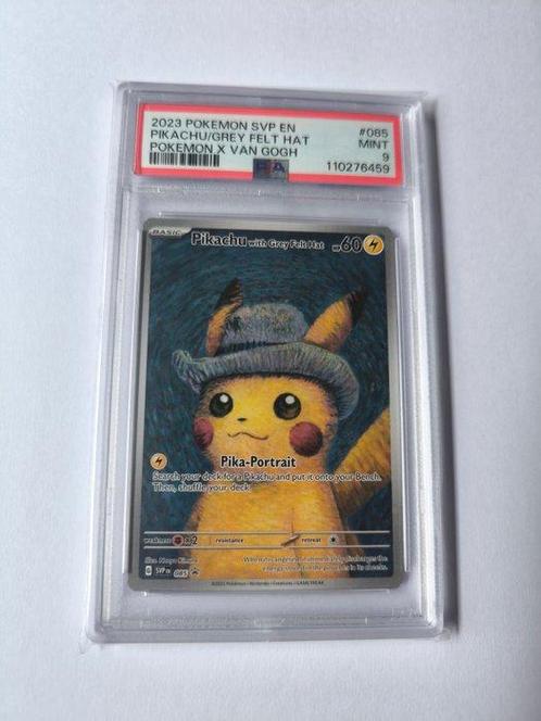 1 Graded card - Pikachu #085 Foil - PSA 9, Hobby en Vrije tijd, Verzamelkaartspellen | Pokémon