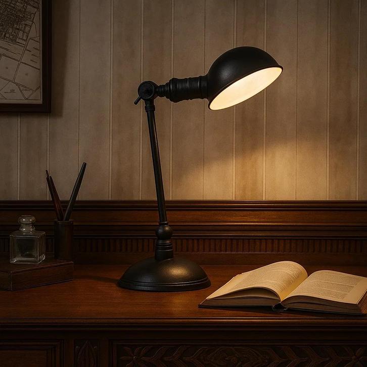 Tafel en bureaulampen Messing Bureaulamp Portobello Antiek Z, Huis en Inrichting, Lampen | Tafellampen, Verzenden