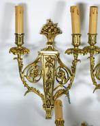 Applique murale (3) - métal doré, Antiek en Kunst