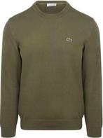 Lacoste Sweater Crewneck Olive maat Maat 52/54 (L) Heren, Kleding | Heren, Truien en Vesten, Maat 52/54 (L), Verzenden, Lacoste