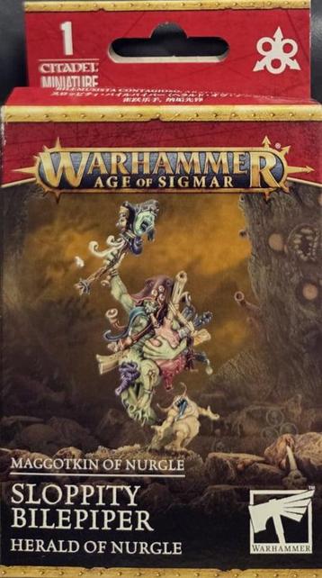 Maggotkin of Nurgle Sloppity Bilepiper (Warhammer Age of beschikbaar voor biedingen