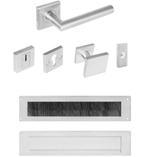 Intersteel voordeurset Jura SKG3 Rechte uitvoering, Doe-het-zelf en Bouw, Nieuw, Overige materialen, Klink of Kruk