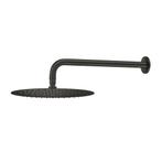 Hoofddouche Qisani Flow met wanddouchearm Ø 25 cm Geborsteld, Doe-het-zelf en Bouw, Sanitair, Ophalen of Verzenden, Nieuw, Kraan