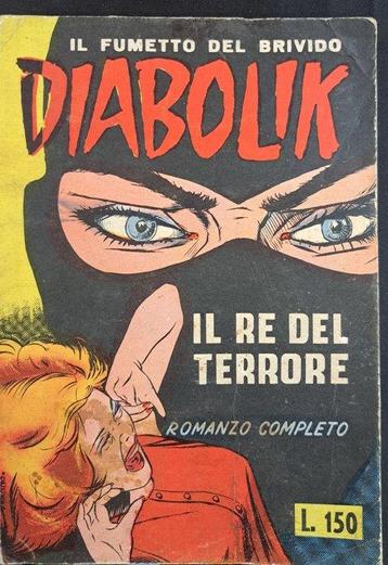 Diabolik n. 1 - Il Re del Terrore - 1 Comic - Réédition -